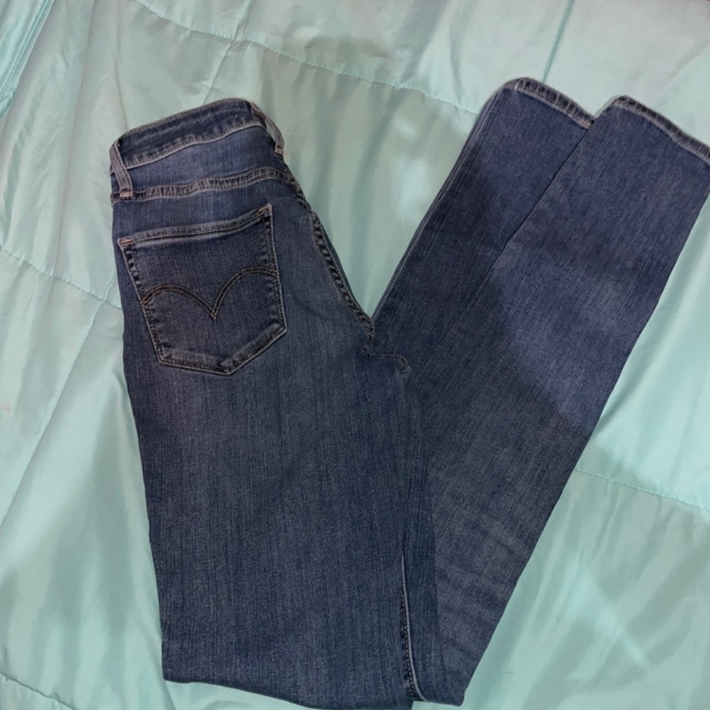Levis 721 high rise skinny jeans, size 25